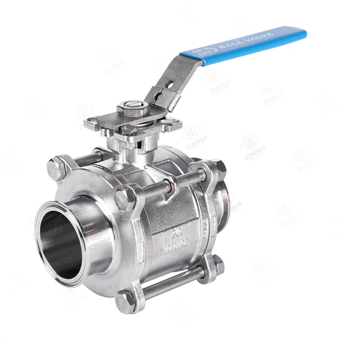 三片式快装高平台球阀